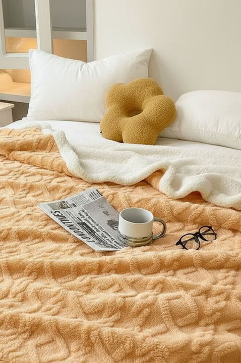 Prekrivač za krevet ERTIOLJA YELLOW 200х220 cm, Boja: žuta, IVET.RS - Nova Kolekcija