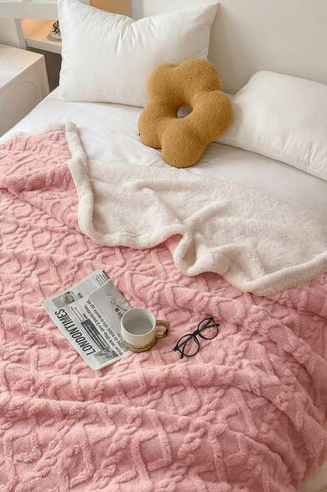 Prekrivač za krevet ERTIOLJA PINK 200х220 cm, Boja: roze, IVET.RS - Nova Kolekcija