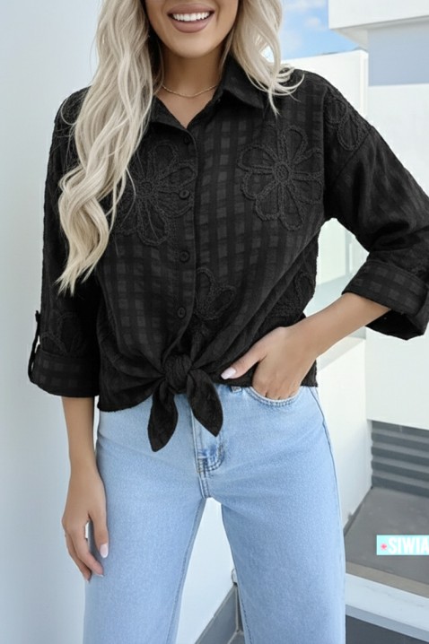 Ženska košulja RENISIA BLACK, Boja: crna, IVET.RS - Nova Kolekcija