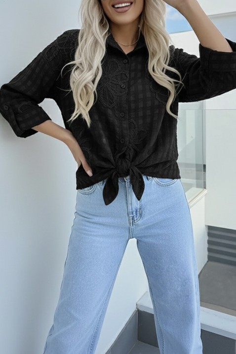 Ženska košulja RENISIA BLACK, Boja: crna, IVET.RS - Nova Kolekcija