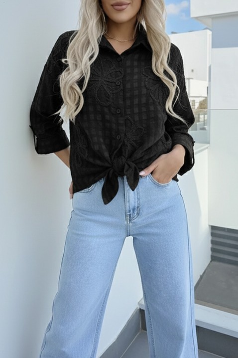 Ženska košulja RENISIA BLACK, Boja: crna, IVET.RS - Nova Kolekcija