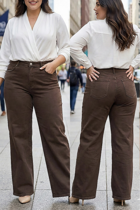 Farmerke TATJANA, Boja: braon, IVET.RS - Nova Kolekcija