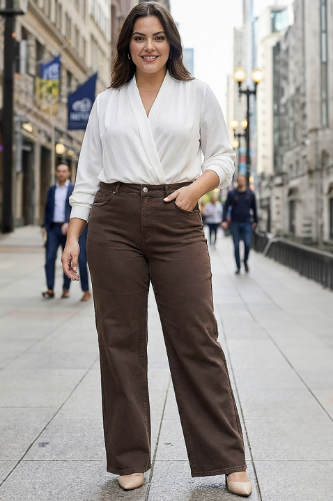 Farmerke TATJANA, Boja: braon, IVET.RS - Nova Kolekcija