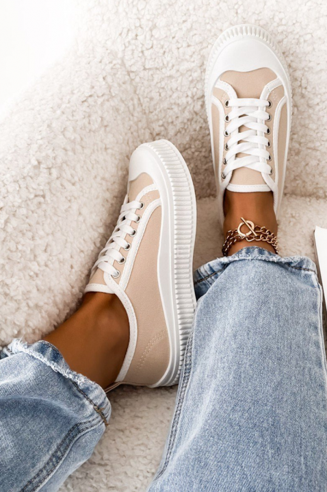 Ženske patike NORSINA, Boja: ecru, IVET.RS - Nova Kolekcija