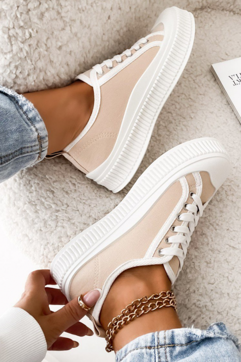 Ženske patike NORSINA, Boja: ecru, IVET.RS - Nova Kolekcija