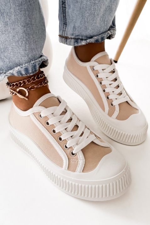 Ženske patike NORSINA, Boja: ecru, IVET.RS - Nova Kolekcija