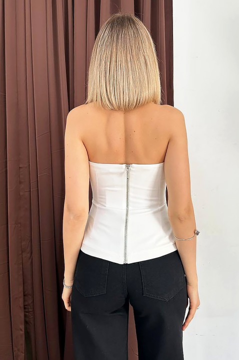 Top TRONZELA WHITE, Boja: bela, IVET.RS - Nova Kolekcija