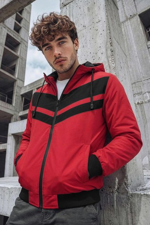 Muška jakna ELISIO RED, Boja: crvena, IVET.RS - Nova Kolekcija