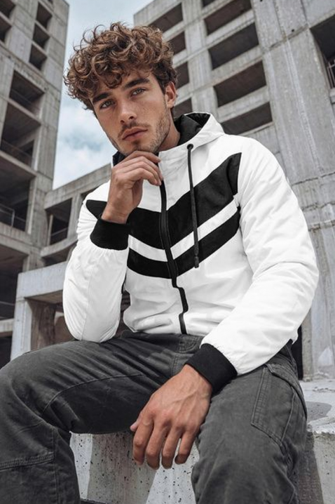 Muška jakna ELISIO WHITE, Boja: bela, IVET.RS - Nova Kolekcija