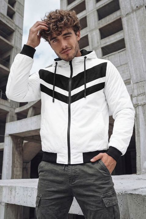 Muška jakna ELISIO WHITE, Boja: bela, IVET.RS - Nova Kolekcija