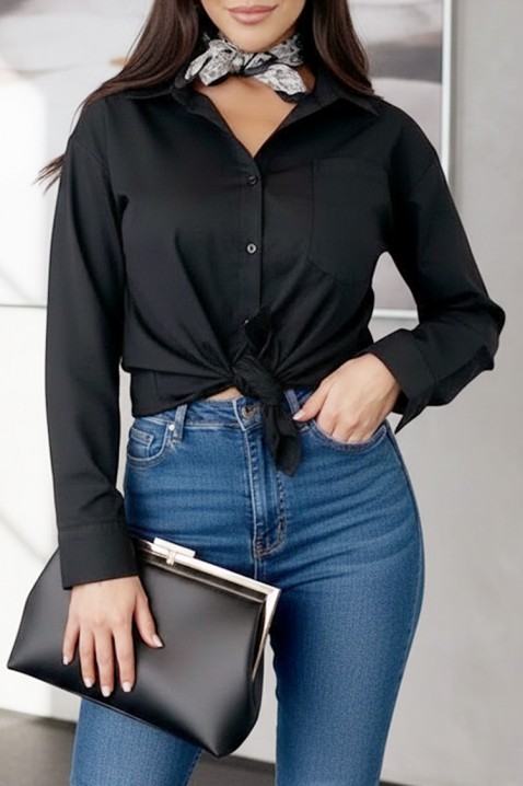 Ženska košulja ZARLONA BLACK, Boja: crna, IVET.RS - Nova Kolekcija