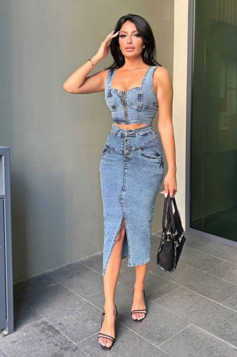 Komplet DASARETA, Boja: plava, IVET.RS - Nova Kolekcija