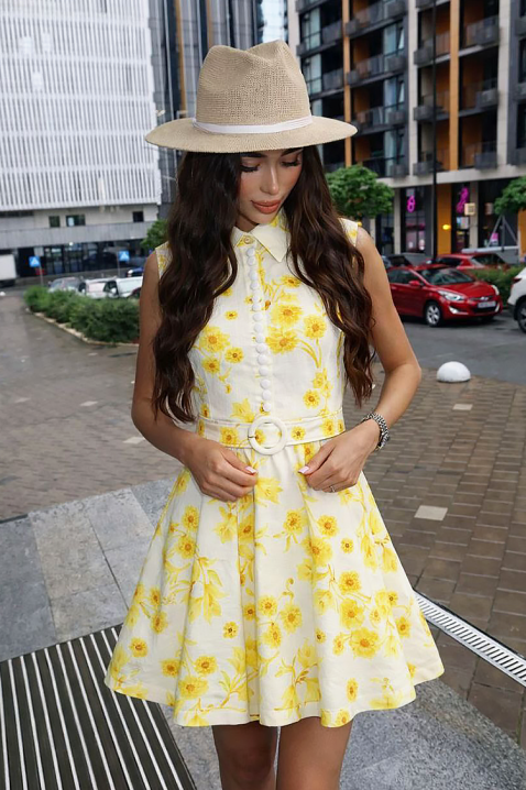 Haljina GLOMERZA YELLOW, Boja: žuta, IVET.RS - Nova Kolekcija