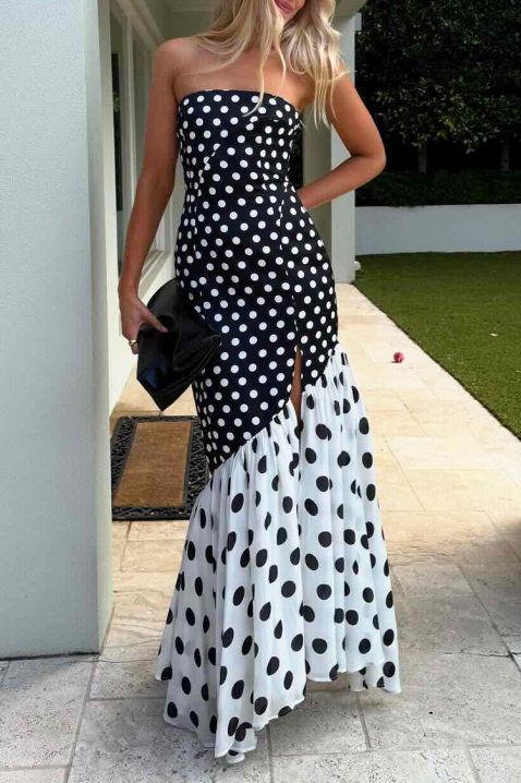 Haljina GLOZEFINA, Boja: crna i bela, IVET.RS - Nova Kolekcija