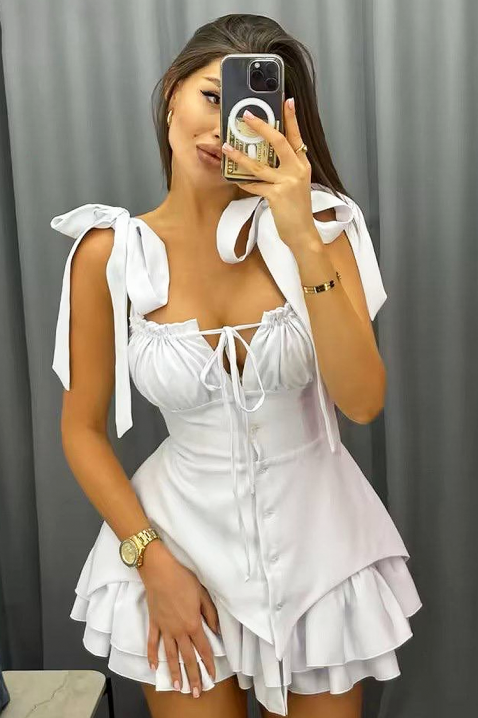 Haljina ZLAROLFA WHITE, Boja: bela, IVET.RS - Nova Kolekcija