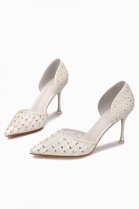 Ženske cipele NOGLILZA WHITE, Boja: bela, IVET.RS - Nova Kolekcija