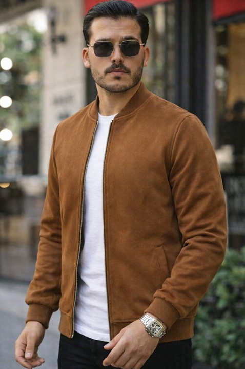 Muška jakna VALERIO BROWN, Boja: braon, IVET.RS - Nova Kolekcija