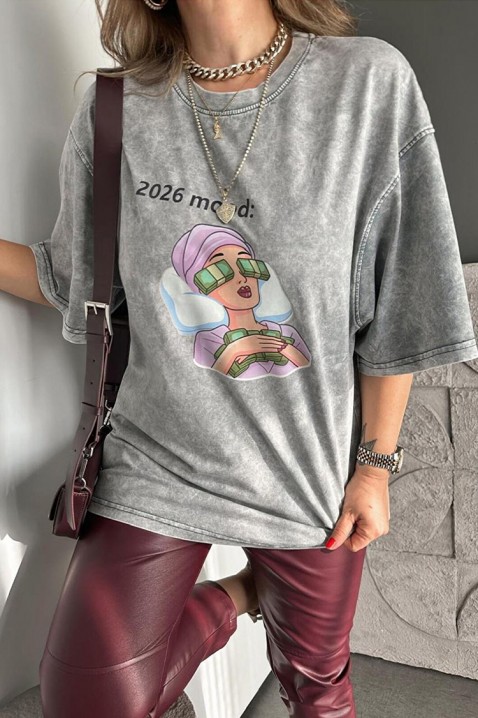 Majica OVELANZA GREY, Boja: siva, IVET.RS - Nova Kolekcija