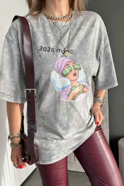 Majica OVELANZA GREY, Boja: siva, IVET.RS - Nova Kolekcija