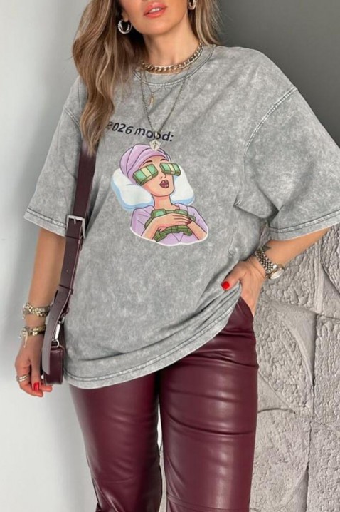 Majica OVELANZA GREY, Boja: siva, IVET.RS - Nova Kolekcija