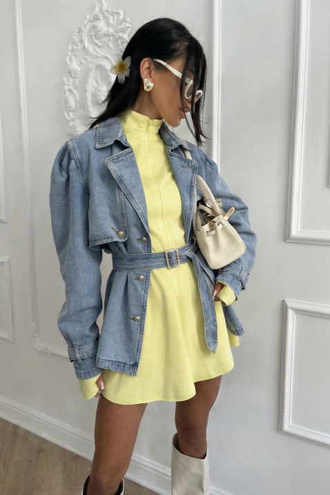 Mantil ADRELINDA, Boja: plava, IVET.RS - Nova Kolekcija