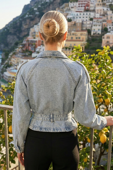 Teksas jakna LARVELDA, Boja: svetloplava, IVET.RS - Nova Kolekcija