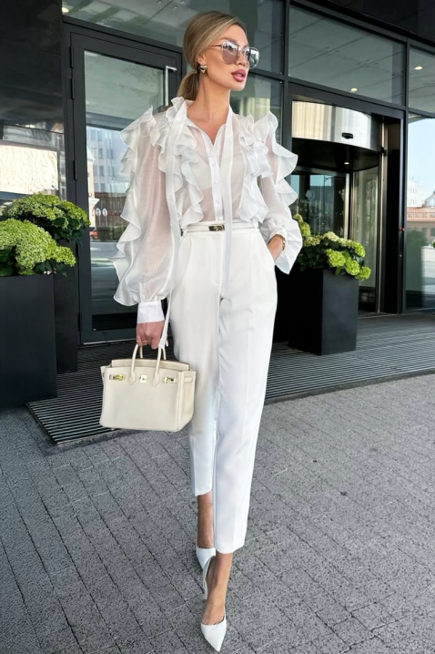 Ženska košulja VOLENZA WHITE, Boja: bela, IVET.RS - Nova Kolekcija