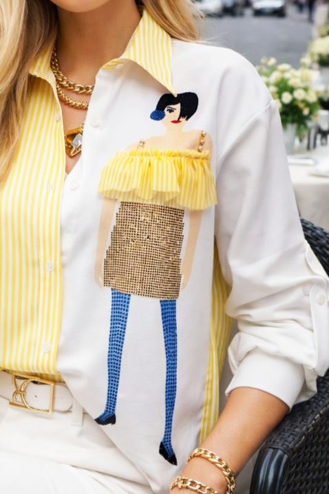 Ženska košulja GERLANZA YELLOW, Boja: žuta, IVET.RS - Nova Kolekcija