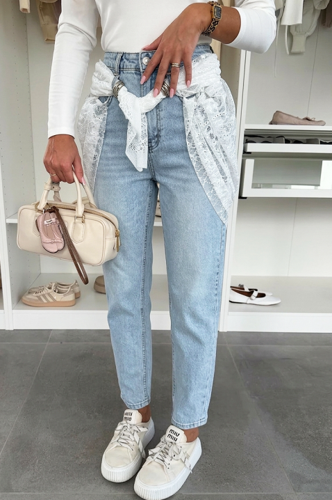 Farmerke FLORVILDA, Boja: svetloplava, IVET.RS - Nova Kolekcija