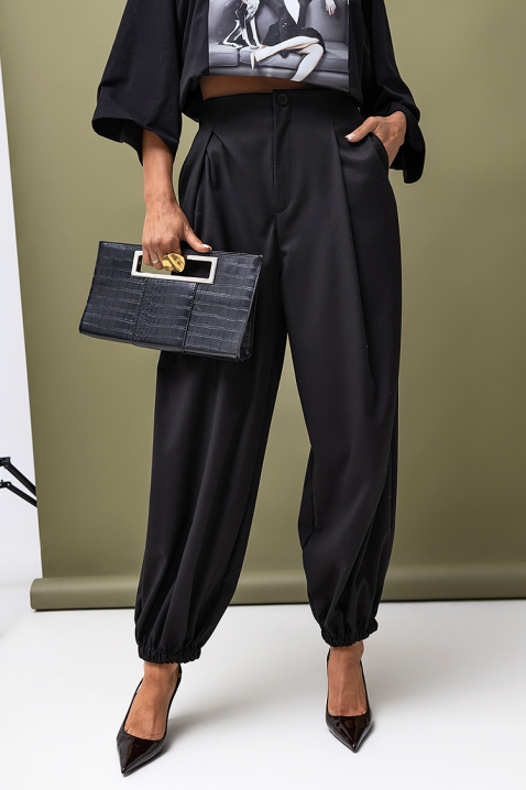 Pantalone DAVRELZA BLACK, Boja: crna, IVET.RS - Nova Kolekcija