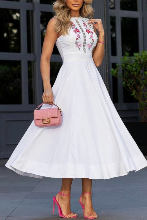 Haljina PAMESITA, Boja: bela, IVET.RS - Nova Kolekcija