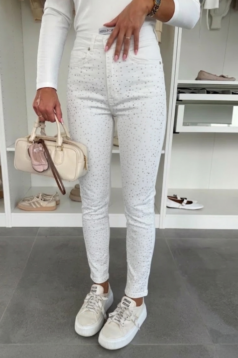 Farmerke BLAVRILZA, Boja: bela, IVET.RS - Nova Kolekcija