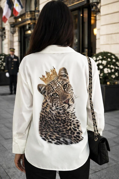 Ženska košulja ZROFELDA, Boja: bela, IVET.RS - Nova Kolekcija