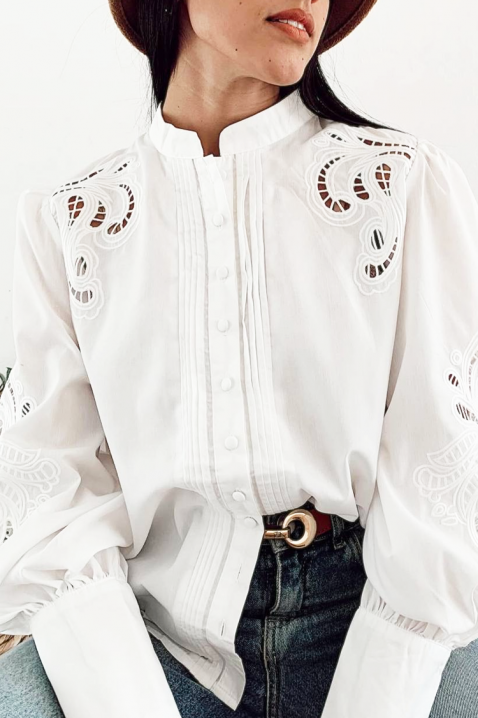 Ženska košulja RILONZEZNA, Boja: bela, IVET.RS - Nova Kolekcija