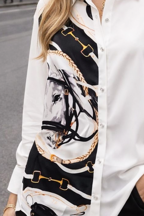 Ženska košulja TOVELIA, Boja: bela, IVET.RS - Nova Kolekcija