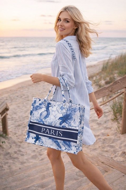 Torba za plažu LUXERIA BLUE, Boja: plava, IVET.RS - Nova Kolekcija