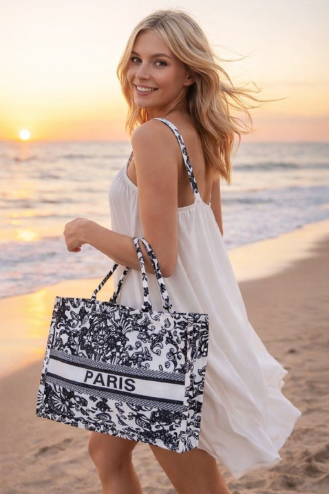 Torba za plažu LUXERIA BLACK, Boja: crna, IVET.RS - Nova Kolekcija