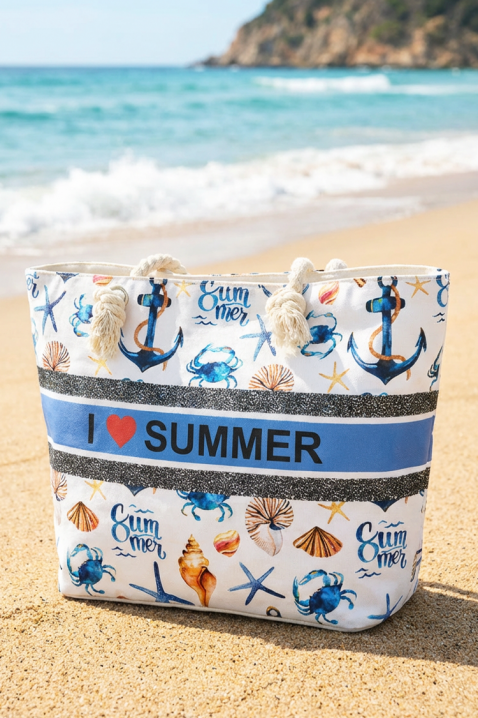 Torba za plažu ZENOVIA BLUE, Boja: plava, IVET.RS - Nova Kolekcija