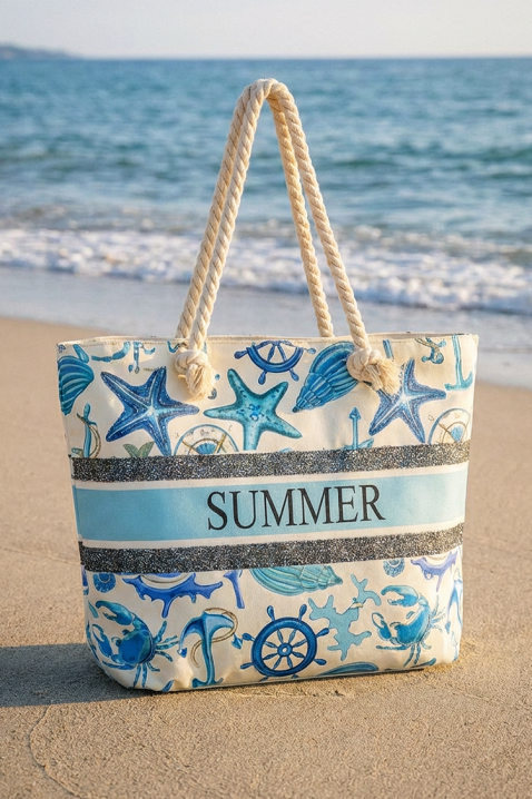 Torba za plažu ZENOVIA SKY, Boja: svetloplava, IVET.RS - Nova Kolekcija