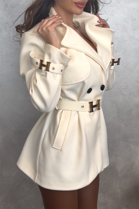 Mantil ZANDELA WHITE, Boja: ecru, IVET.RS - Nova Kolekcija