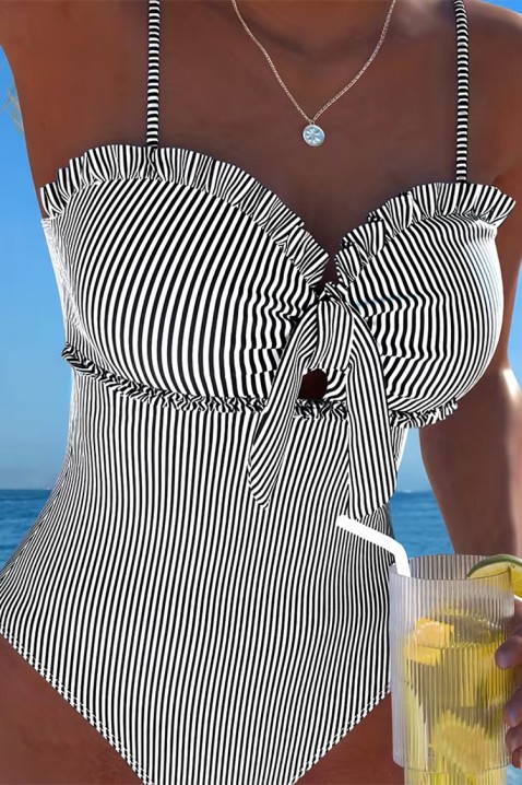 Jednodelni kupaći kostim GROMELXA BLACK, Boja: crna i bela, IVET.RS - Nova Kolekcija