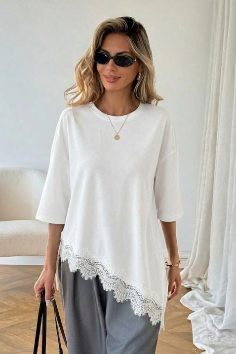 Top VIRZENA WHITE, Boja: bela, IVET.RS - Nova Kolekcija