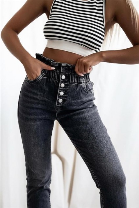 Farmerke DEBORANA, Boja: grafitna, IVET.RS - Nova Kolekcija