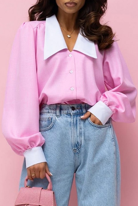 Ženska košulja KESINA PINK, Boja: roze, IVET.RS - Nova Kolekcija