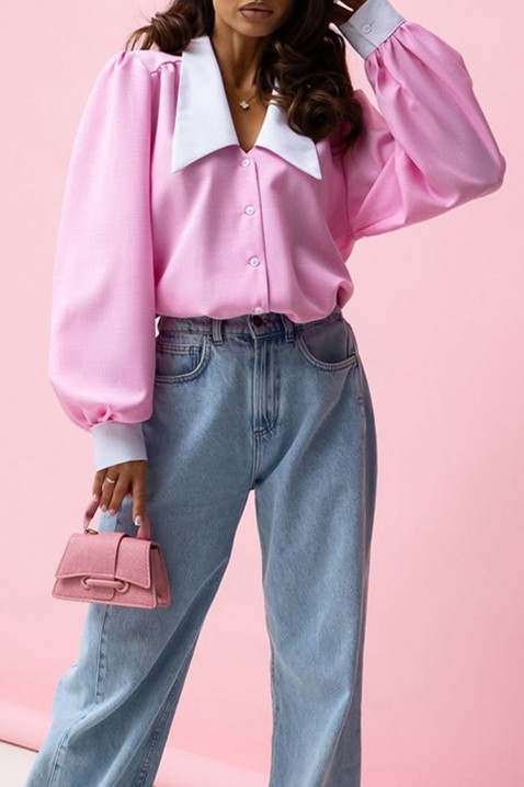 Ženska košulja KESINA PINK, Boja: roze, IVET.RS - Nova Kolekcija