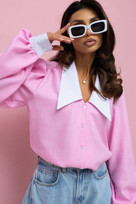 Ženska košulja KESINA PINK, Boja: roze, IVET.RS - Nova Kolekcija