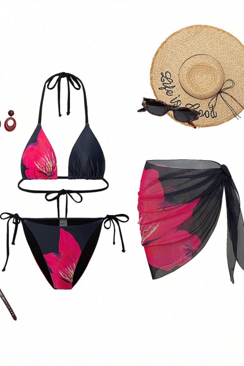 Komplet za plažu NIOXELVA, Boja: crna, IVET.RS - Nova Kolekcija