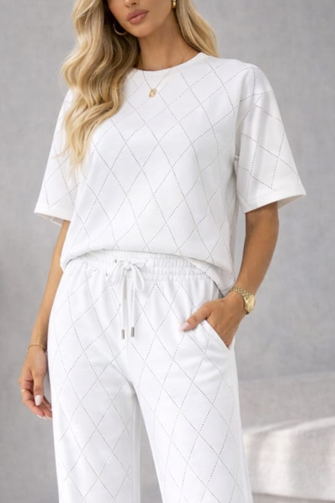 Komplet ZEKIRA WHITE, Boja: bela, IVET.RS - Nova Kolekcija