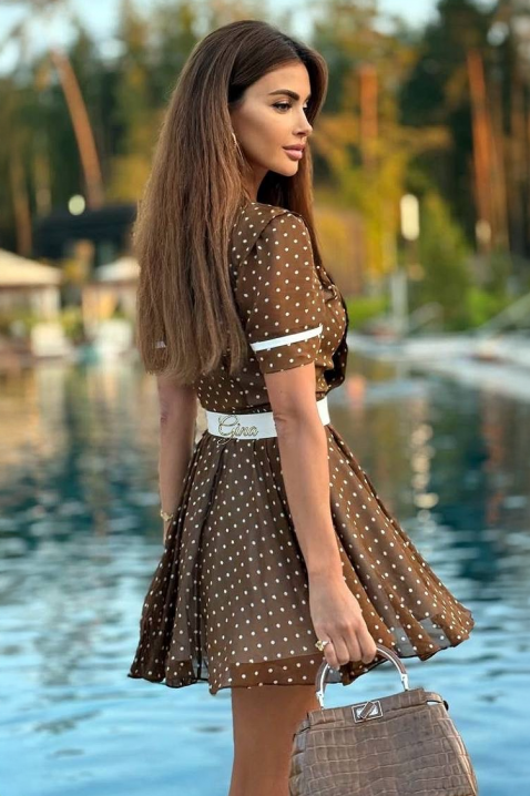 Haljina NAVROLDA, Boja: braon, IVET.RS - Nova Kolekcija