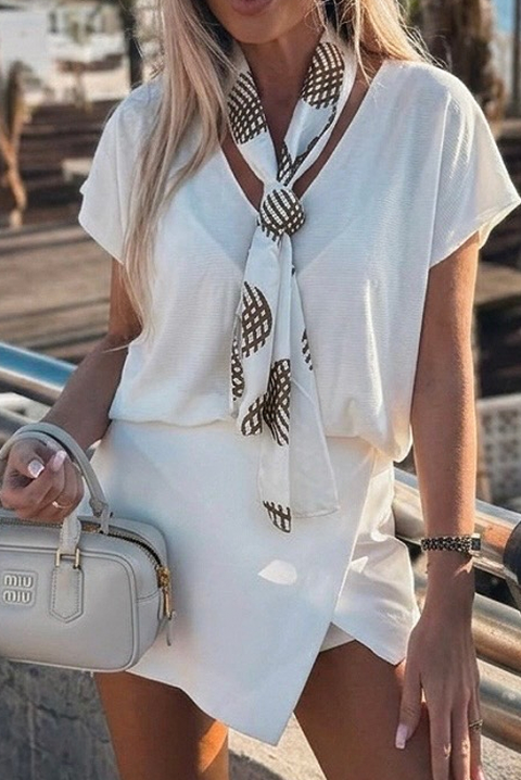 Majica ZEVIRA WHITE, Boja: bela, IVET.RS - Nova Kolekcija